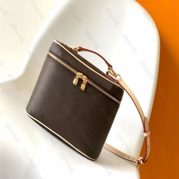 

luxury designer cosmetic bags leather nice nano women's men tote crossbody nylon shopping wallet handbags cases c301o