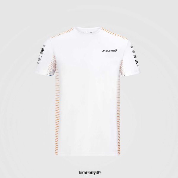 

cycling men's t-shirts mclarens f1 summer t shirts round collar short sleeve tshirt white tee casual breathable t-shirt designer outdoo, White;black