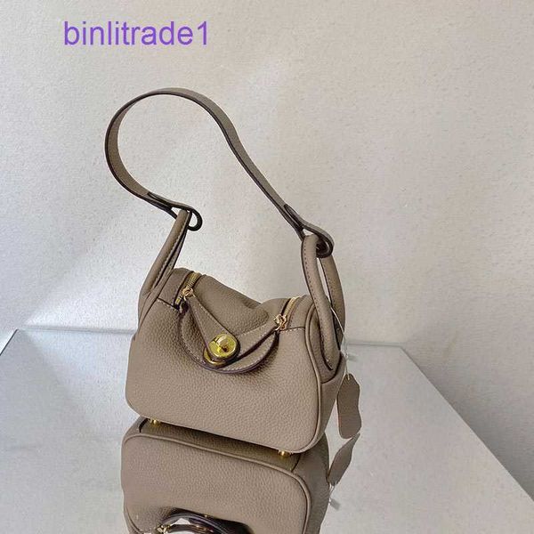 

designer original mini women's bag 2023 litchi new lindys large capacity doctor single shoulder messenger of sale dh02