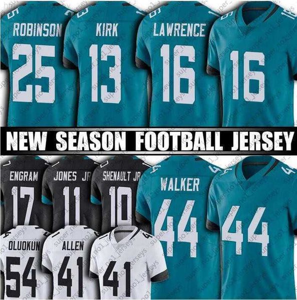 

football jersey jacksonville''jaguars''54 foyesade oluokun 38 andre''cisco 10 riley patterson 1 travis etienne, Black;red