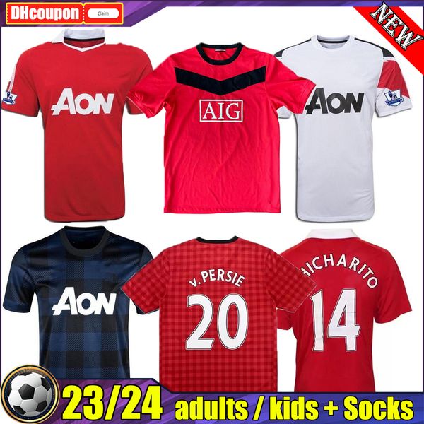 

rooney giggs scholes man manchester soccer jerseys retro utd 2009 2010 2011 2012 2013 2014 vintage owen 09 10 11 12 13 14 camisetas de futbo, Black;yellow