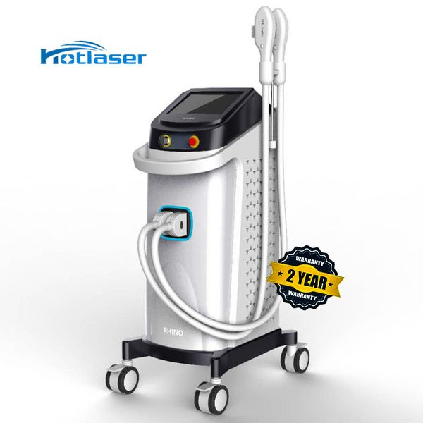 

3 in 1 iplmachine e-light opt ipl rf nd yag laser multifunction hair removal machine, Black