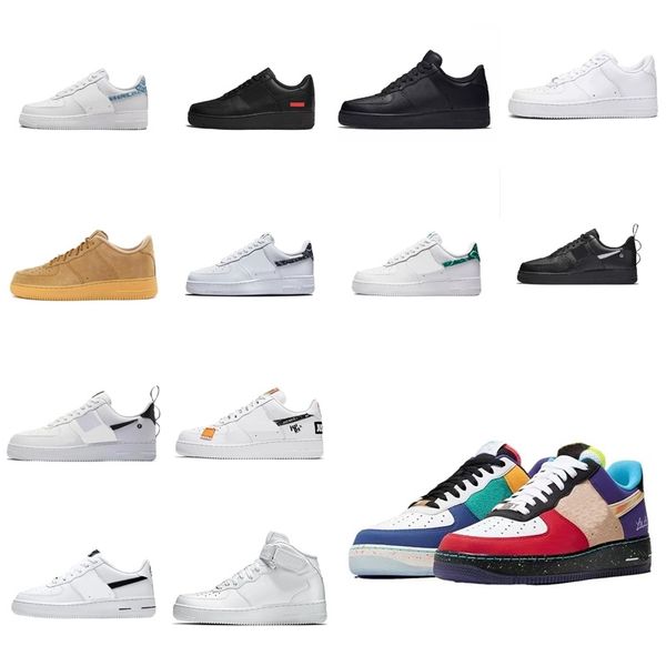 

forces 1 mens womens running shoes triple white black wheat shadow pale ivory aurora particle grey air platform shoe trainers sports sneaker