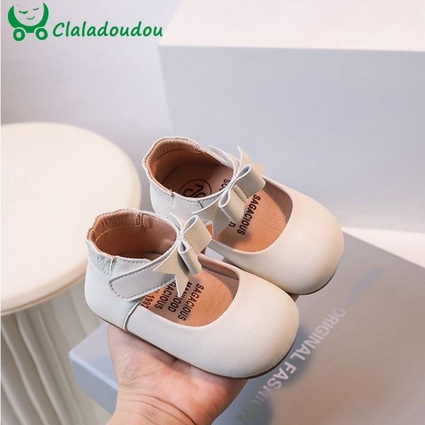 

first walkers 12-15.5cm fashion first walkers for baby girls solid soft bowtie-knot infant princess spring dress shoes 0-3years kids flats 2