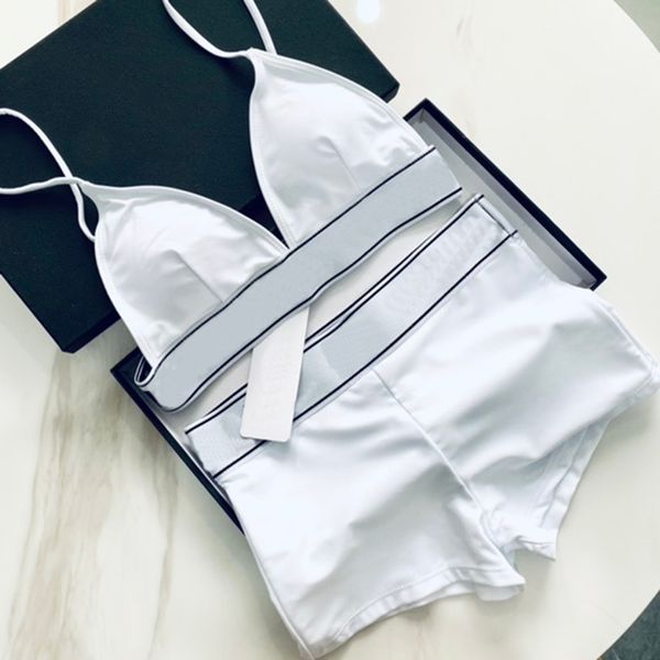 

designer swimwear bikini classics letter swimsuits high waist designer swimwear women biquinis 2023 fashion bathing suit solid bikini set xl, White;black