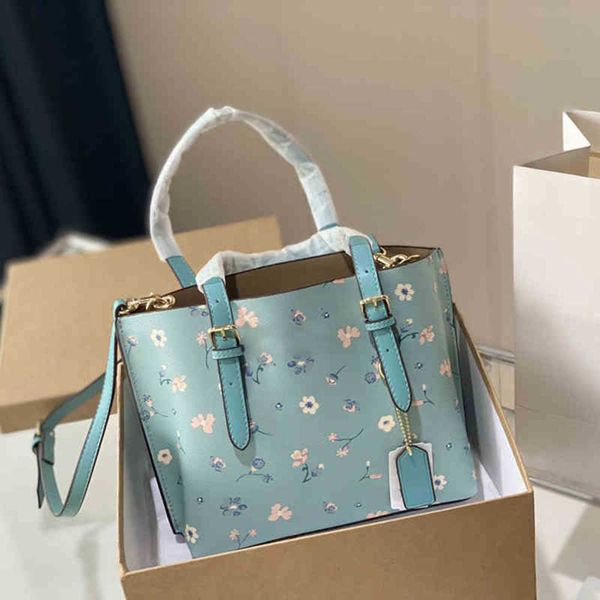 

designer bags handbag shoulder bag fashion flower print large capacity tote women fashion shopping handbags crossbody 220727