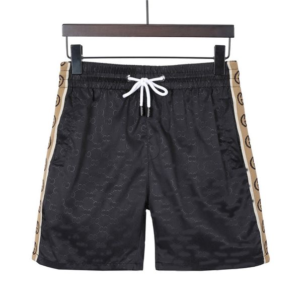 

men summer slim shorts gym fitness bodybuilding running male short pant knee length breathable mesh sportswear designers beach pants 3#22, White;black