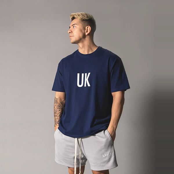 

men s t shirts summer large solid color cotton round neck t shirt muscle fitness training exercise sports short sleeves 230314, White;black