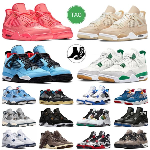 

jumpman luxury 4 basketball shoes j4 sb x pine green 4s shimmer cactus jack punch men women sneakers trainers rasta tattoo violet ore