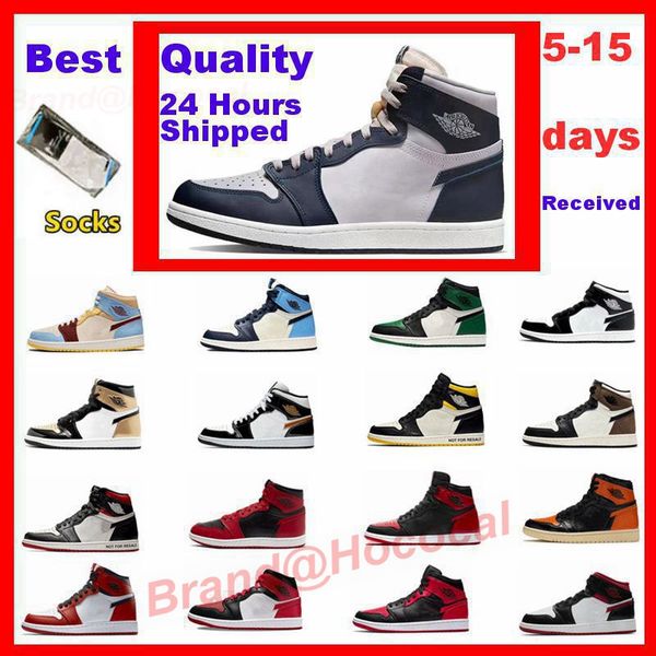 

jumpman 1s basketball trainers shoes university blue high dark mocha light smoke grey chicago patent ho0925 bred royal men women 36-47 hococ, Black