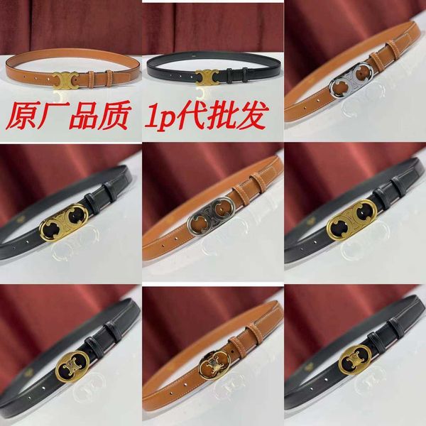 

s triumphal arch small fragrance h buckle cd 8-buckle ys women's belt, Black;brown