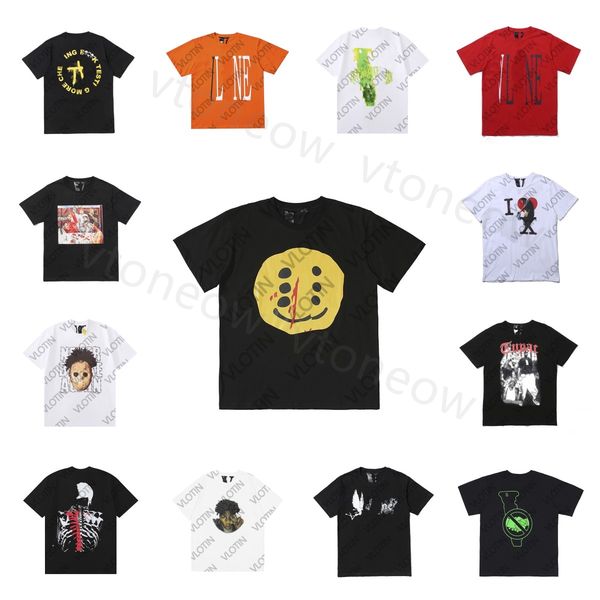 

2023 designer t-shirt big v women men and casual smoke angel friends short sleeve white shirt