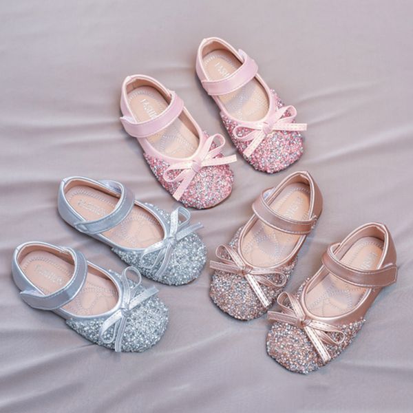 

first walkers bowknot girls flat baby rubber sole first mary dress shoes princess baby shoes baby shoes 230314