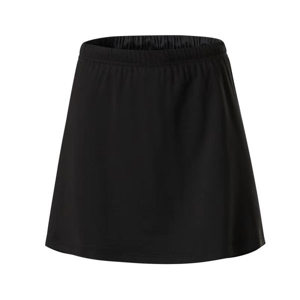 

women's clothing sports skirt quick-drying breathable badminton net ball pants skirt yoga fitness running group training pants skirt in, Black