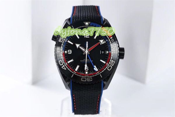 

vs's mechanical watch is equipped with 8906 integrated movement black red ring ceramic dial rotary bottom cover natural rubber bel mont, Slivery;golden