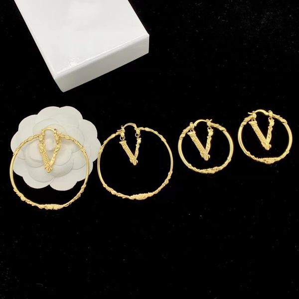 

charm ring v branch head vintage pendant earrings, Golden