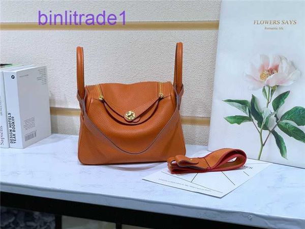 

designer original new lindys medicine bag pillow 2023 togo pattern head layer cow leather portable shoulder messenger double bandwidth of sa