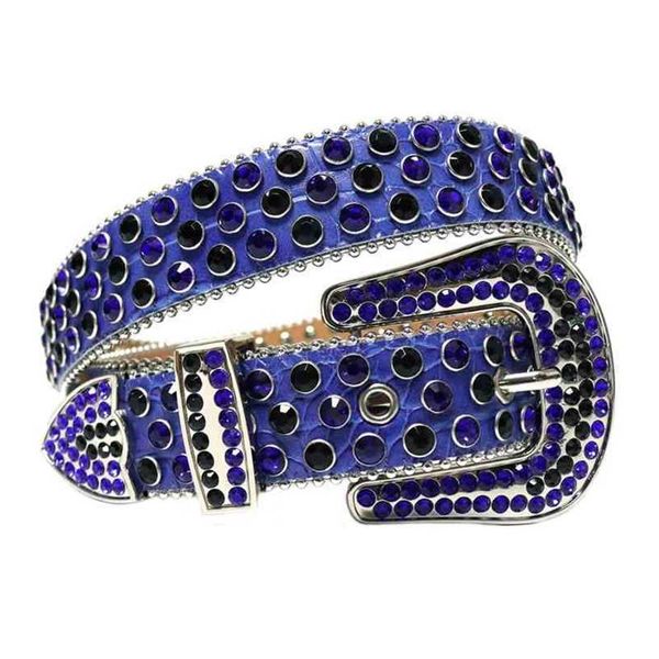 

designer belts 2023 western cowgirl cowboy crystal vintage leather rhinestones luxury strap men women diamond studded belt cinto de strass f, Silver