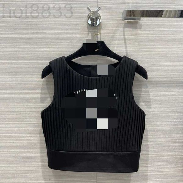 

women's sweaters designer runway autumn women brand same style sleeveless crew neck black wool pullover womens y35y, White;black