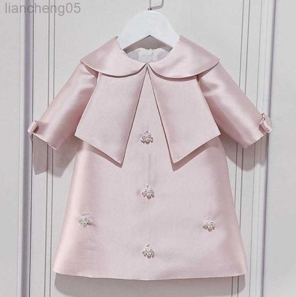 

girl's dresses flower girl pink gown children birthday baptism dresses for kids elegant lace bow frocks girls boutique party clothes a2, Red;yellow