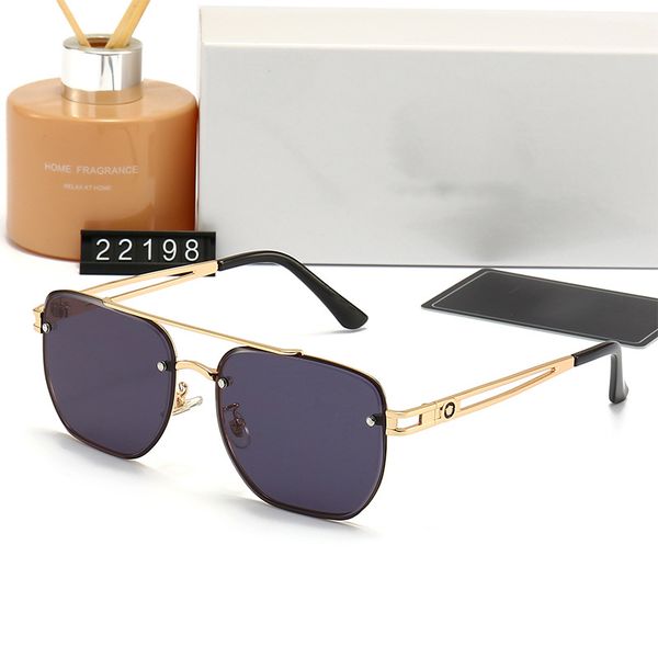 

niche designer retro rimless glasses sunglasses men's 2023 fashion metal frame style glasses uv400 protective lenses, White;black