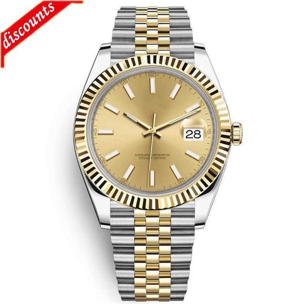 

luxury watch mens mechanical watches 36/41mm automatic full stainless steel luminous waterproof 28/31mm quartz women couples style classic z, Slivery;black