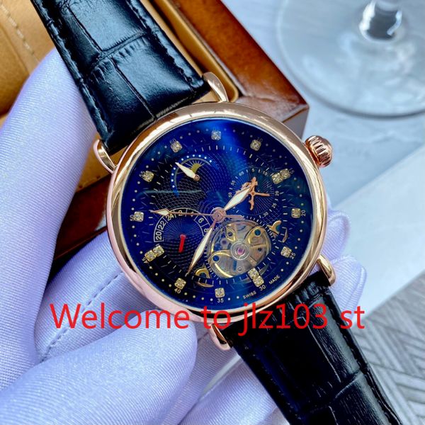 

pp designer mechanical watch, automatic business leisure fashion sports large flywheel watch kdd