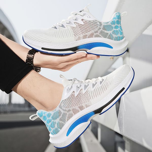 

2023 men women running shoes white blue white orange black blue mens trainers outdoor sneakers size 39-44 color18