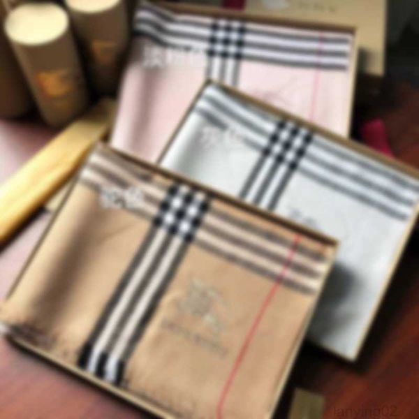 

designers brand classic plaid printed scarf high-end soft shawl fashion autumn winter men's women's warm scarves large size 70*220, Blue;gray