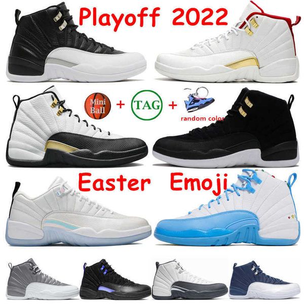 

12s 12 mens basketball shoes playoffs black university gold dark concord white dark grey low easter fiba gym red taxi bordeaux trainer sneak