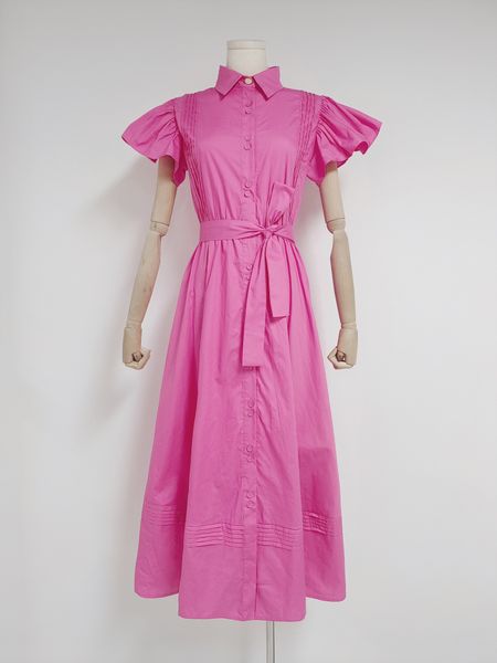 

2023 spring/summer new solid polo dress, Black;gray