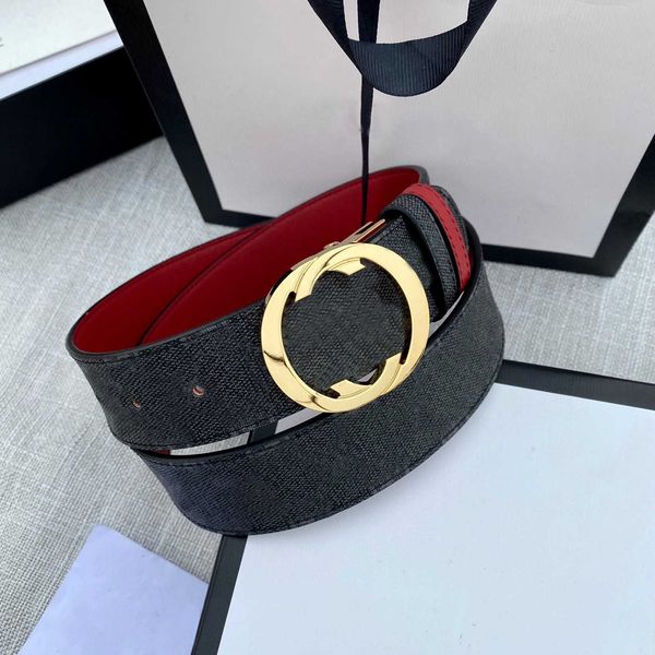 

luxury men designer belt fashion women belts classic vintage rotary buckle premium cowhide belt width 4cm with exquisite gift box, Black;brown