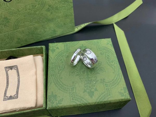 

Classic mens designer ring love rings for women ghost skull luxury ring plated vintage silver letter fashion unisex homme bague