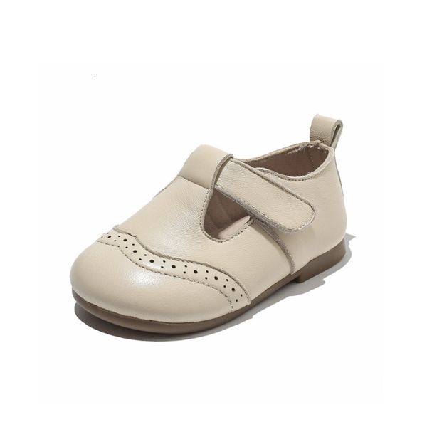 

first walkers 12-16cm brand genuine leather baby flats shoes retro hollow toddler girls party wedding dress shoes for little infant princess