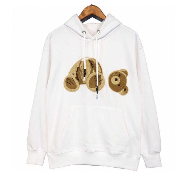 

yiciya hoodie new sweatshirt palm brand women white decapitated bear cartoon hoodies streetwear round collar pullover femme fashion sweater, Black