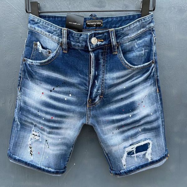 

dsq men's jeans dsq phantom turtle men jean mens luxury designer skinny ripped cool guy causal hole denim fashion brand fit man washed, Blue