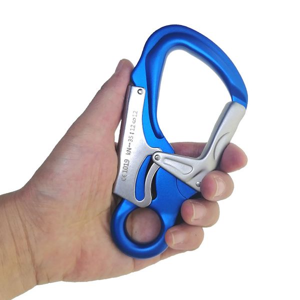 

cords slings and webbing outdoor rock climbing carabiner 35kn mountaineering downhill descending safety hook via ferrata buckle autolock 230