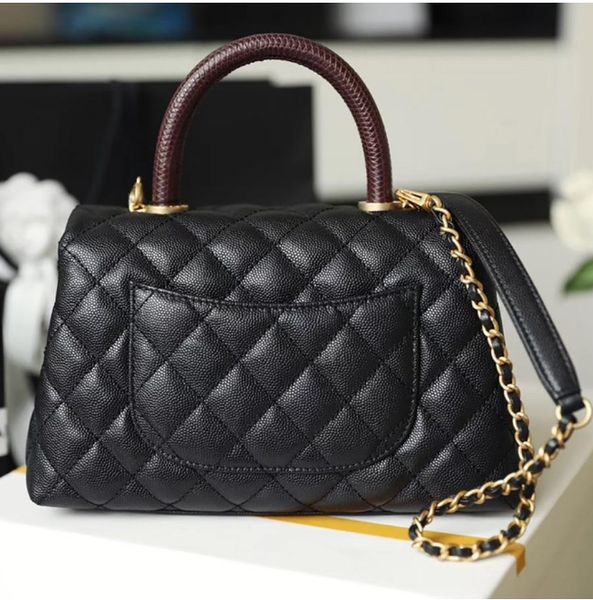 

10a l luxuries designers shoulder handbag tote bag designer women highquality cross body bags eather quality classic caviar bag 25cm 30cm wi