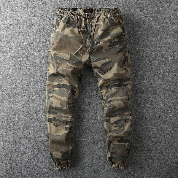 

men's pants men's camouflage casual pants tactical military style spring ankle-length pants sporty hiking pants fashion cargo pant, Black