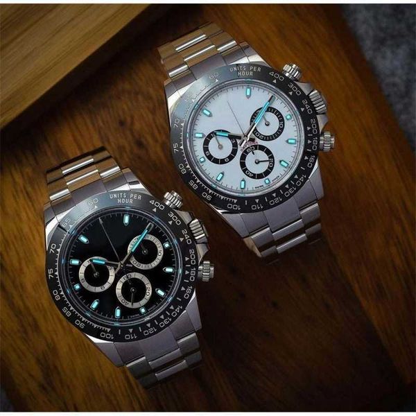 

rolax luxury 2022 new high-end luxury 3a men's mechanical watch six needle calendar waterproof 904l steel belt mechanical watches ayw, Slivery;black