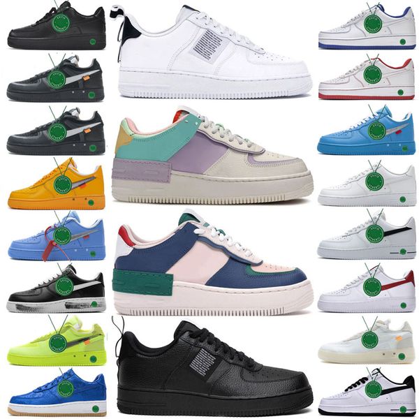 

low one for 1 running shoes men women air platform sneakers classic utility shadow white black spruce aura mens womens trainers outdoor spor