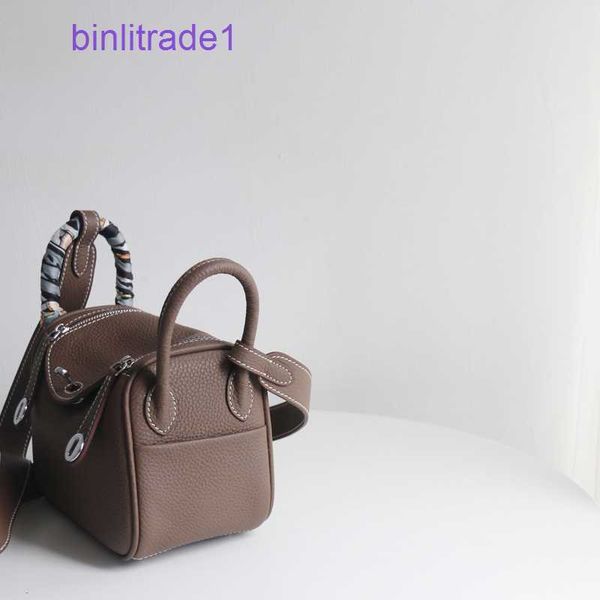 

designer original women's bag small cute mini diagonal lindys capacity large head leather ins style of sale