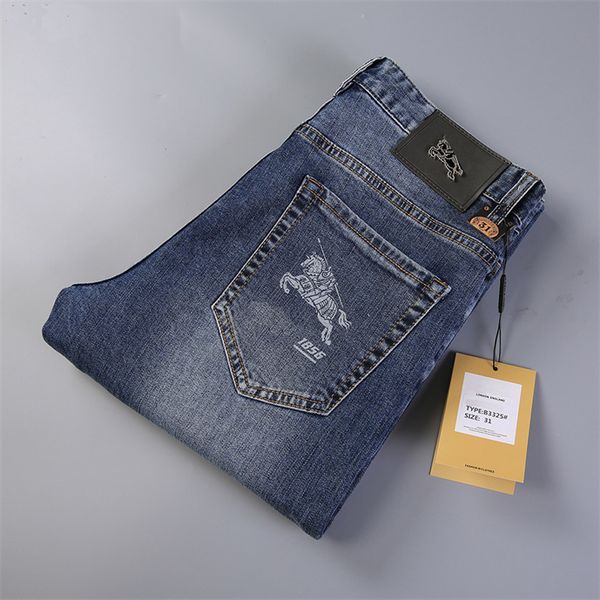 

2 new designer mens jeans skinny pants casual luxury jeans men fashion distressed ripped slim motorcycle moto biker denim hip hop pants#09, Blue