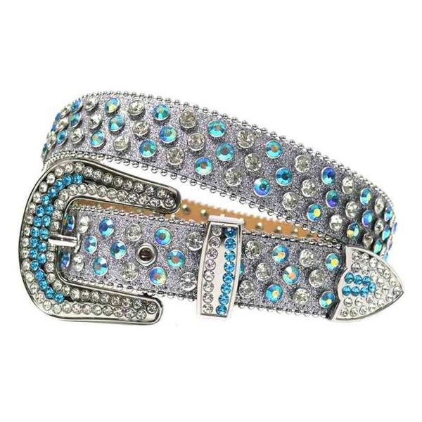

designer belts 2023 luxury diamond wide buckle belt women men vintage rhinestone belts strap female for jeans cinto de strass factory outlet, Silver