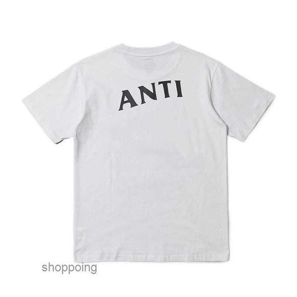 

men's t shirts fashion anti social club t-shirt short1hrke, White;black