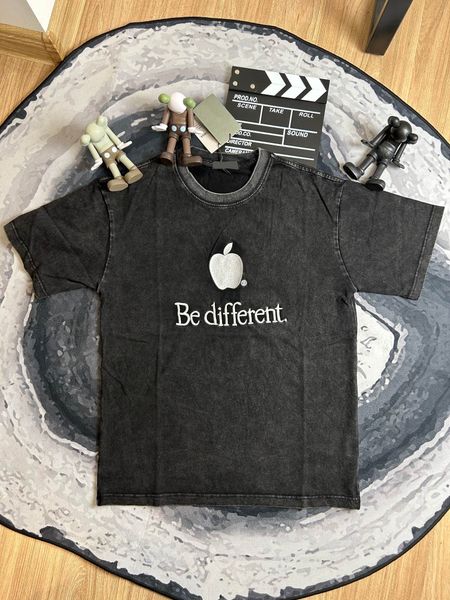 

men's plus tees & polos round neck embroidered and printed polar style summer wear with street pure cotton 2w02, Black;brown