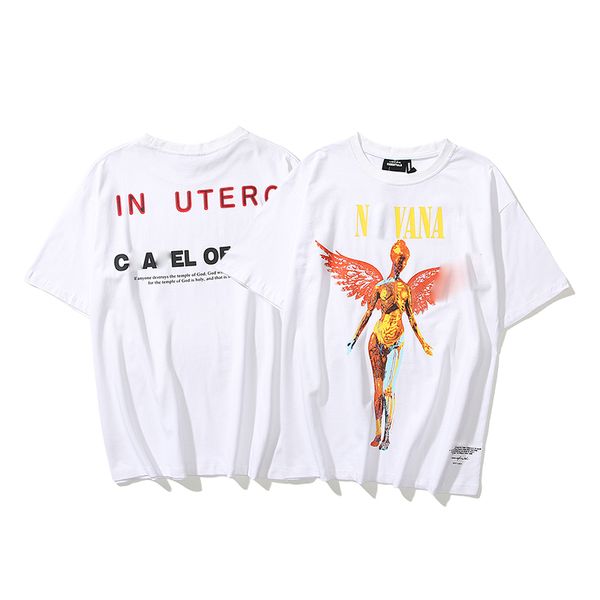 

women's t-shirt summer new women's advanced design women's casual sports shirt cotton loose round neck women's shirt fas, White