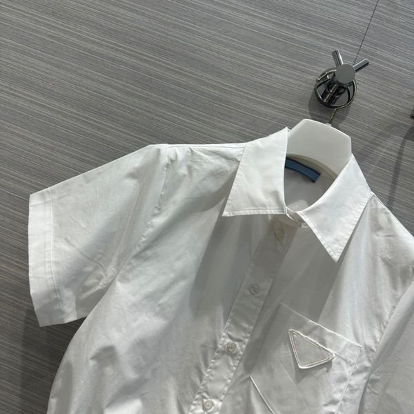 

new short sleeve shirt girls girdling womens blouses summer white embroidery letter shirts formal clothes sml
