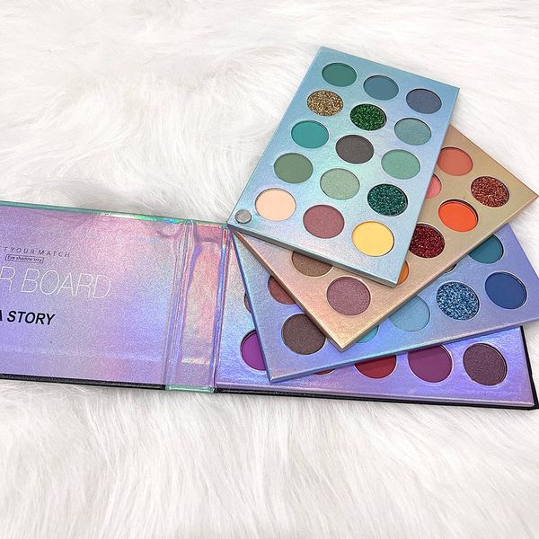 

makeup tools 60 color spinning eyeshadow palette colorful plate glitter highlighter pigment matte 230314
