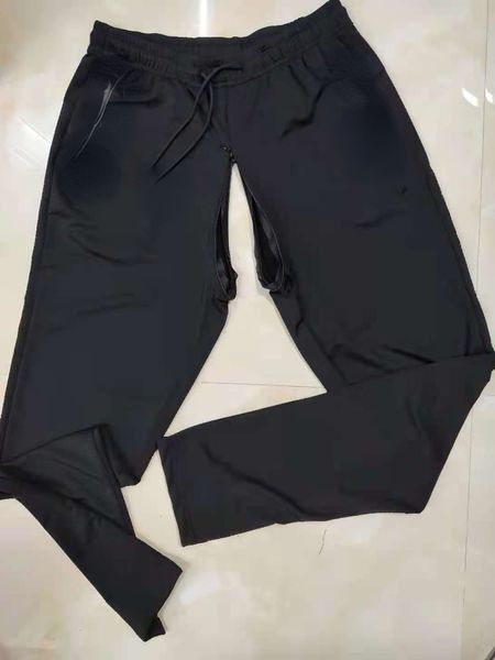 

mens pants openseat pants summer pants mens thin air conditioning pants breathable large casual pants elastic slim viscose fiber 230313, Black